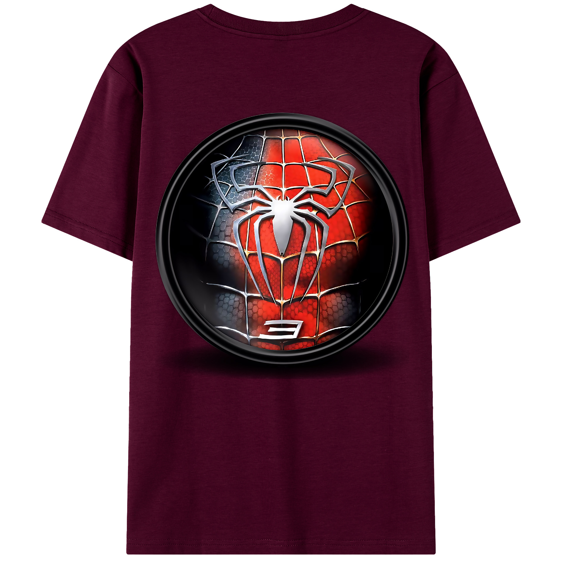 （画像用） Spider Man スパイダーマン レディース半袖Tシャツ(バックプリント)